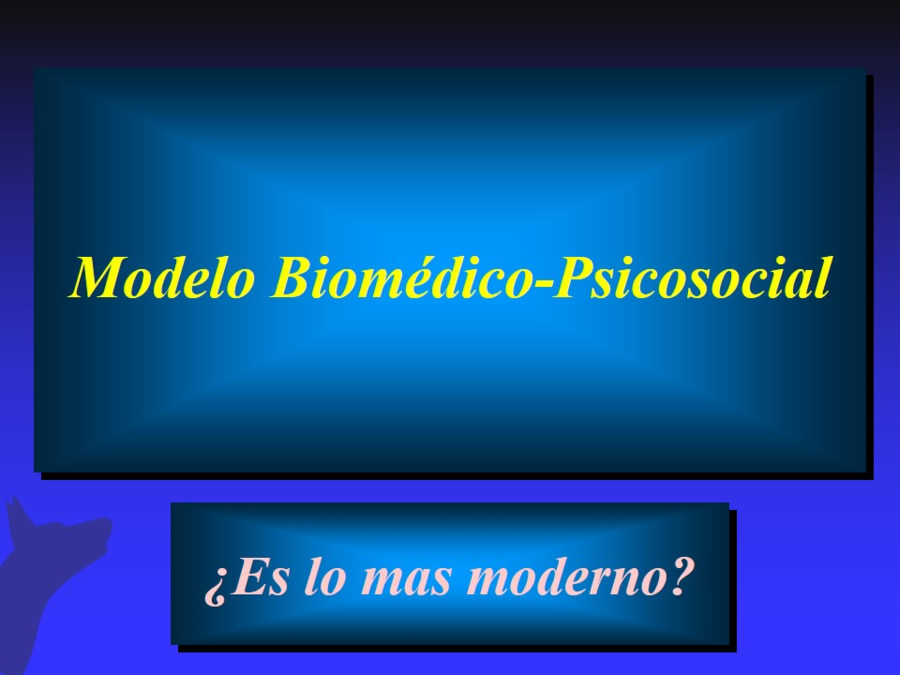 Modelo biomdico-psicosocial