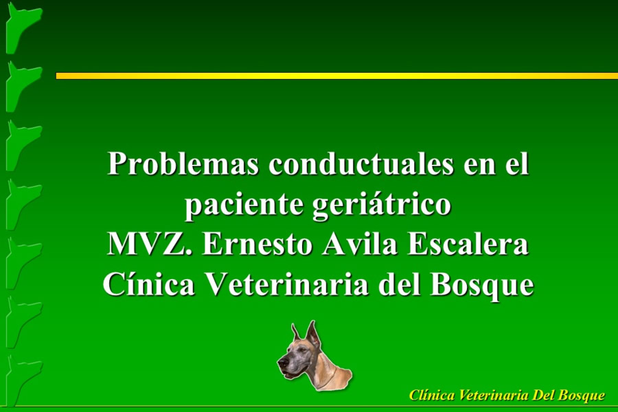 Problemas conductuales en el paciente geritrico