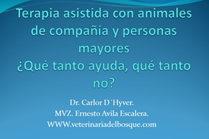 Terapia asistida con animales de compaa y personas mayores