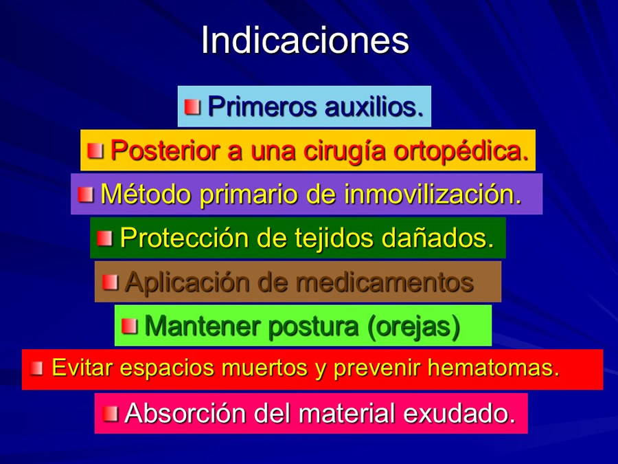 Apsitos, Frulas y Vendajes