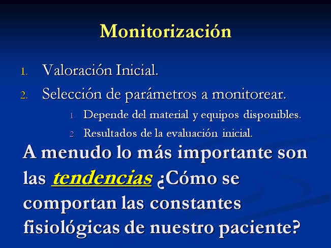 Monitorizacin del paciente en estado crtico y anestesia