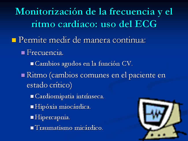 Monitorizacin del paciente en estado crtico y anestesia