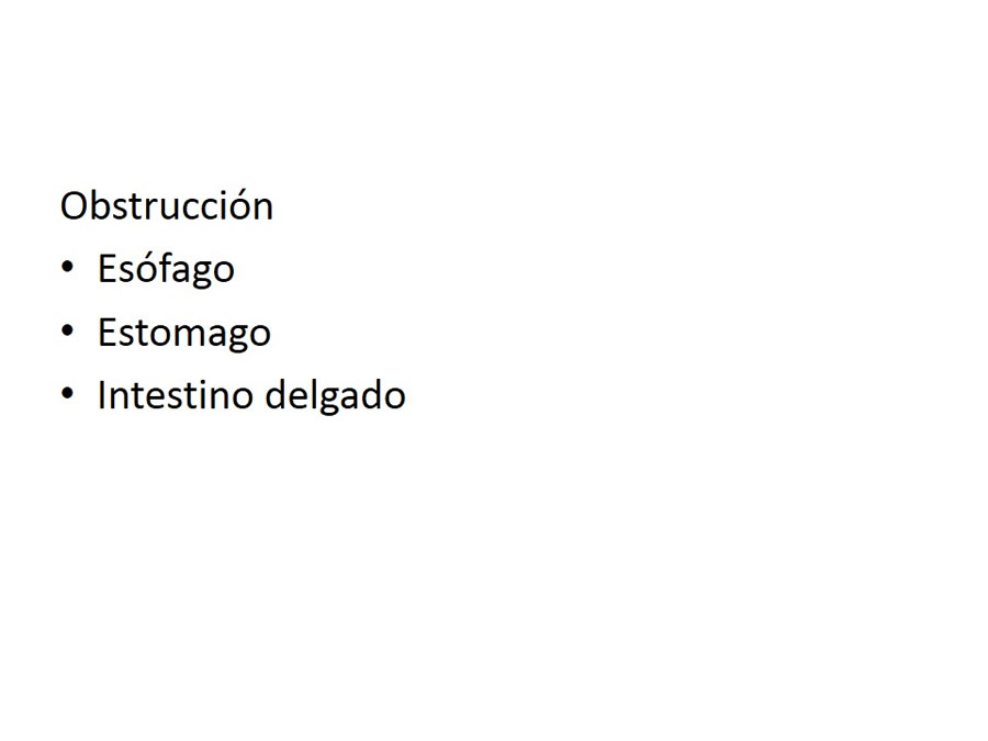 Obstruccin intestinal