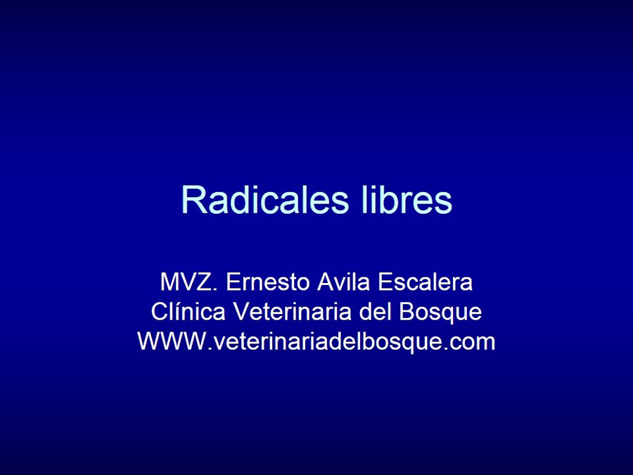 Radicales libres