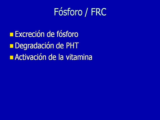 Nutricin en la enfermedad renal