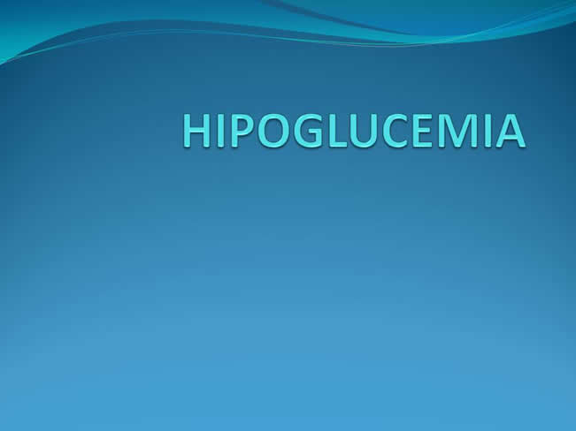 Hipoglucemia