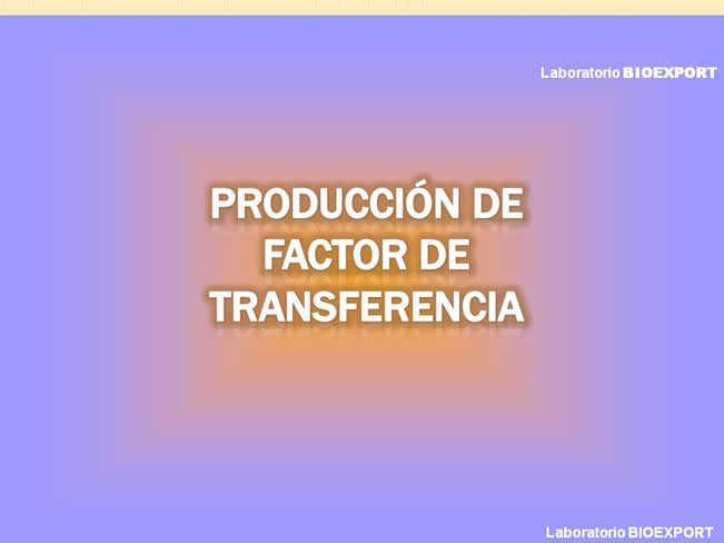 Qu es el factor de Transferencia?